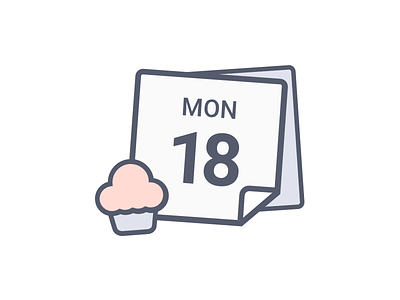No Shif Today calendar icon icons illustration shift today