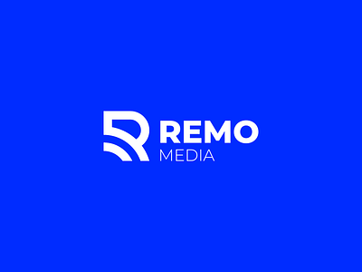 Remo Media letter logo mark symbol