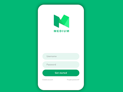 Medium app login