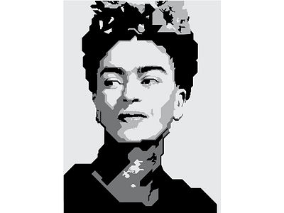 Vector Art- Frida kahlo digitalart illustration newbie portrait vector