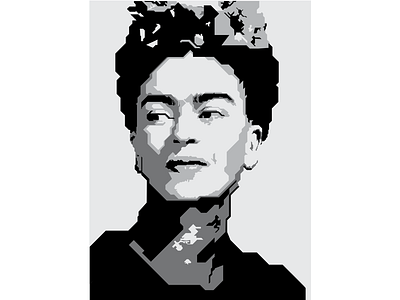 Vector Art- Frida kahlo