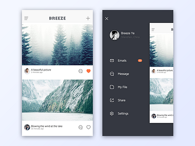 Breeze video，social contact，ui，ue