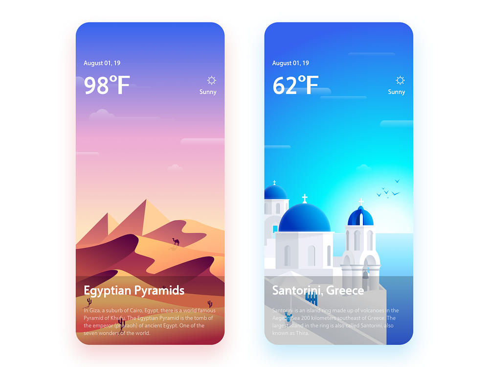 Weather by Parren on Dribbble