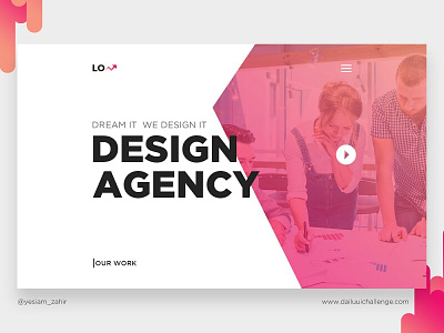 Creative Design Agency agency creative homepage icons illustration landing page web website
