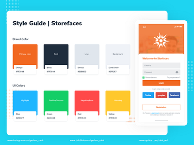 Retailers App | Style Guide agency creative design retailers style guide style guides trend ui ui design ux visual