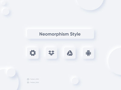 Exploring Neomorphism UI style