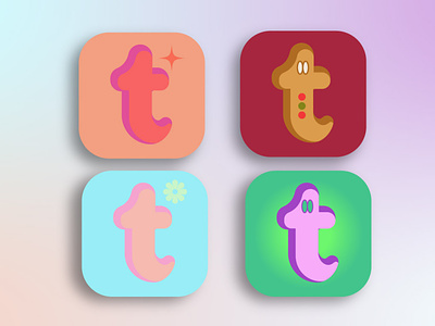 Four Seasons Tumblr Icons design graphic design icons illustration illustrator ui vector