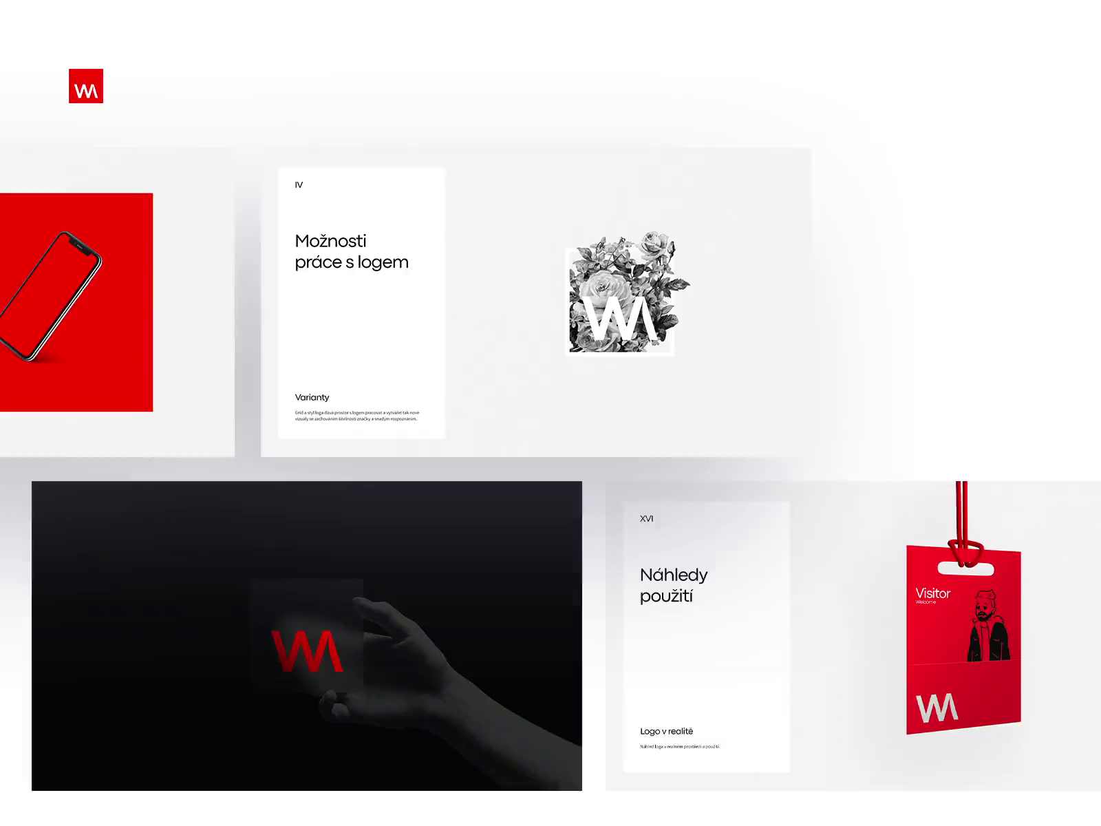 WM Logo & Brand Concept for Digital Agency by Lukas Hubka on Dribbble