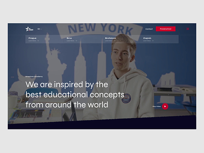 Academy Website Concept