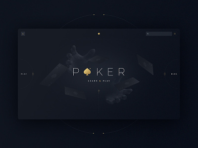 Landing Page for Poker Blog