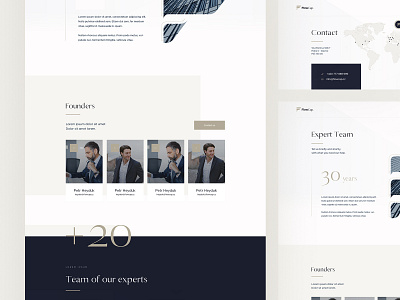 FlowCap - Financial Website financial luxury design ui ux web webdesign