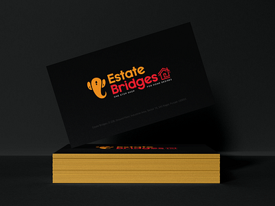 Estate Bridges adobeillustator businesscard design visiting card
