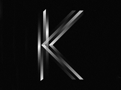 36 Days of Type 2017 - K 36 days of type k letter noise type typography