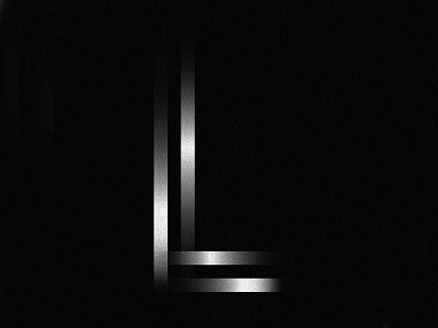 36 Days of Type 2017 - L 36 days of type l letter noise type typography