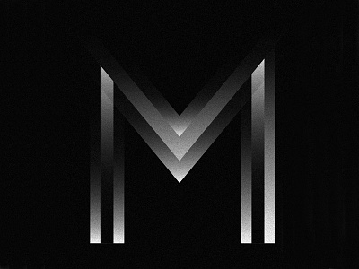 36 Days of Type 2017 - M 36 days of type letter m noise type typography