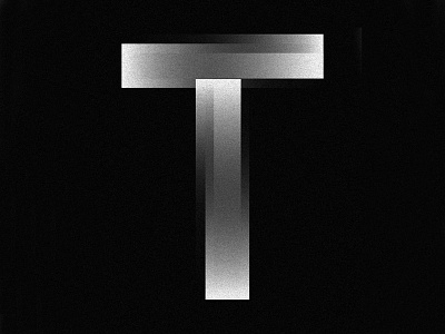 36 Days of Type 2017 - T 36 days of type letter noise t type typography