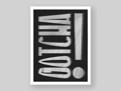 POSTERxDAY_003 black minimalism noise poster poster a day posterxday type typography white