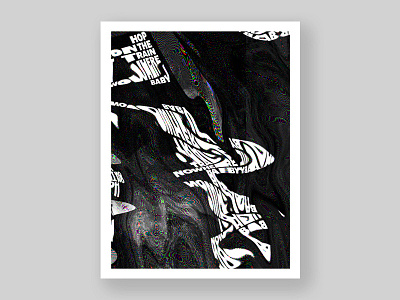 POSTERxDAY_022 black minimalism noise poster poster a day posterxday type typography white