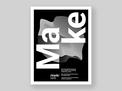 POSTERxDAY_027 black minimalism noise poster poster a day posterxday type typography white