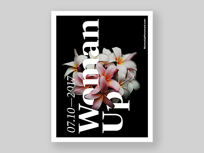 POSTERxDAY_00533 black feminism girl minimalism noise poster poster a day posterxday power type typography white