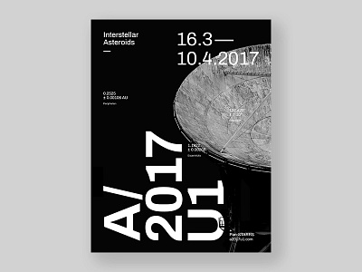 POSTERxDAY_038 black interstellar minimalism moon noise poster poster a day posterxday type typography white