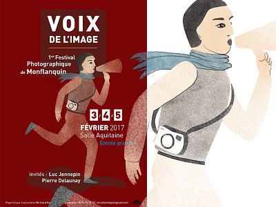 Voix de l'image - Photographic Festival festival graphic design illustration