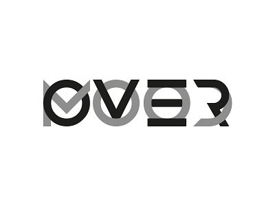 Over Mood branding clubs cocktails drinks event identity lettering logo logotype minimal nightlife party people