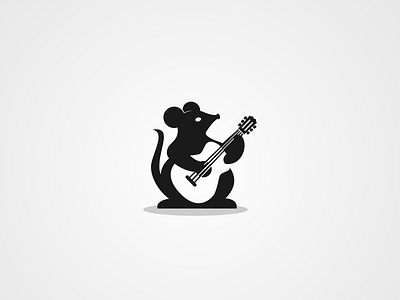 Play Mouse graphic design illustration logo negative space vector