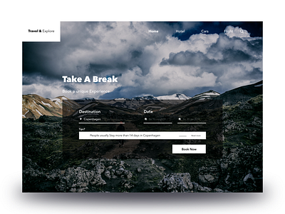 Take A Break booking design tips travel ux ui ux design webdesign website website design
