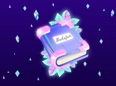 Badafur artist artwork book design diamond dream fairytale game heaven icon illustraion illustration art magic mobile icon purple sketchapp witch wizard