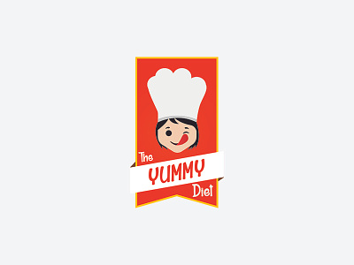 The Yummy Diet chef diet girl logo yummy