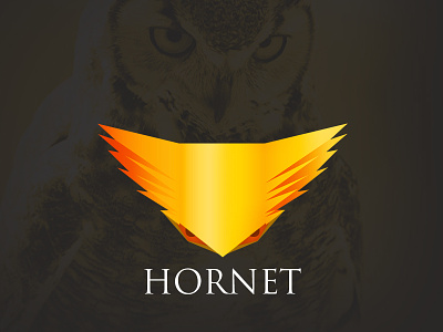 Hornet hornet logo owl