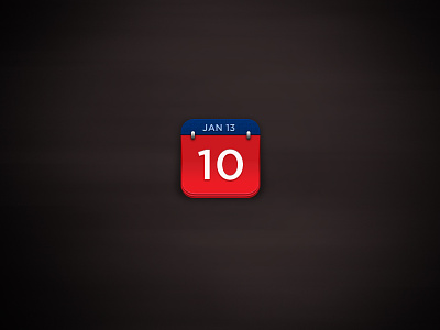 Calendar Icon app icon blue calendar icon red