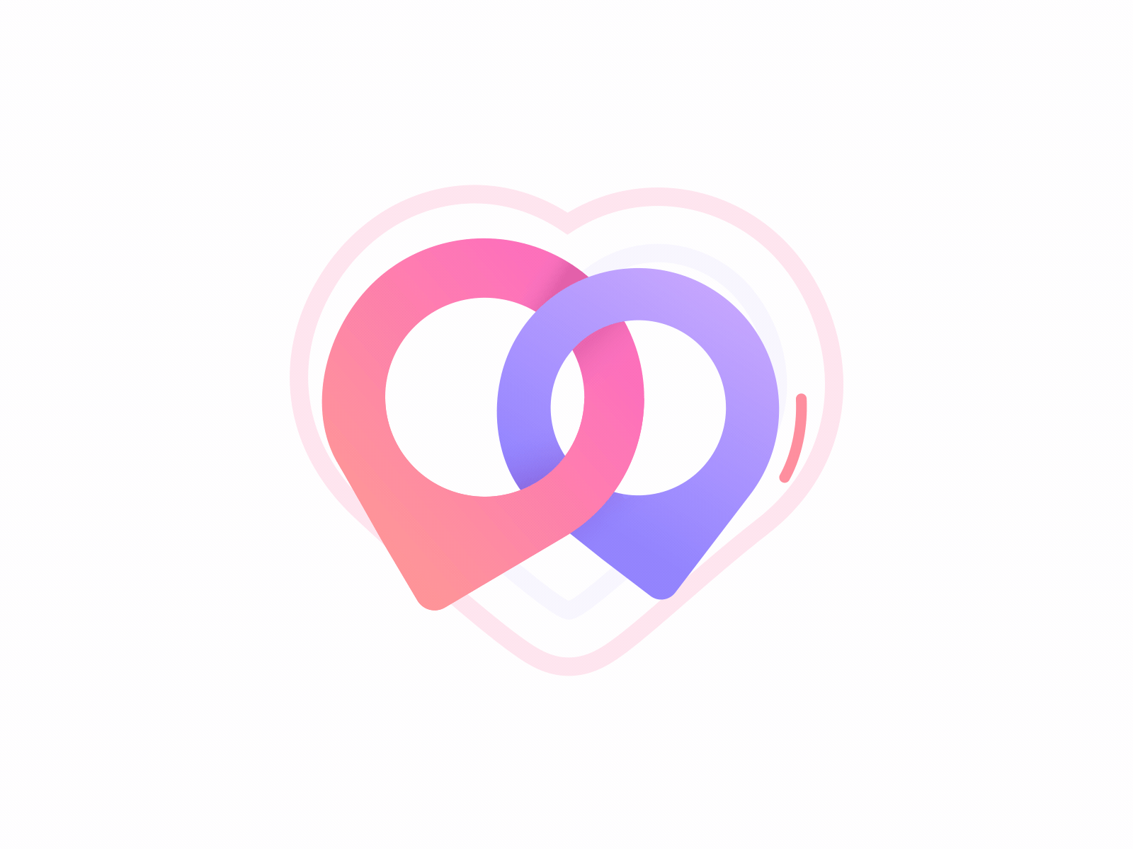 Trill - Logo Animation heart icon motion graphics motion design motion logo animation logo gif branding reveal logo reveal intro animated logo brand animation animation alexgoo after effects ae 2d animation 2d