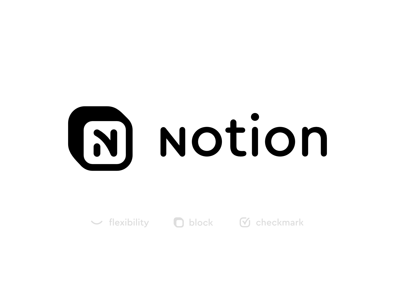 Notion logo redesign concept by Alex Gorbunov for Alex Go & Co on Dribbble