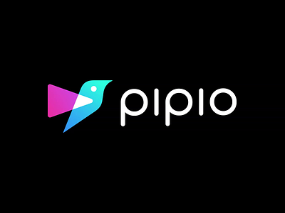 Pipio - Logo Animation 2d 2d animation ae after effects alexgoo animated logo animation bird brand animation branding intro logo logo animation logo reveal motion motion design motion graphics reveal typography animation waves