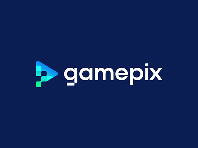 Gamepix - Logo Animation 2d 2d animation after effects alexgoo animated logo animated typography brand animation branding gradient icon animation logo animation logo intro logo reveal motion motion design motion graphics motion logo pixels pre loader