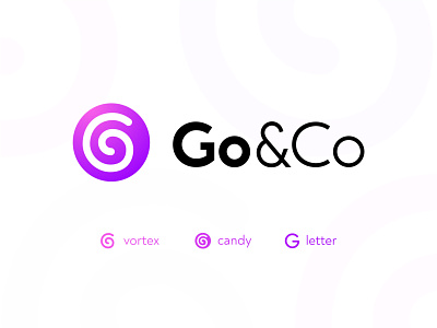 Go&Co - Logo Design affinity alexgoo branding candy logo concept logo design logo icon logotype spiral vortex