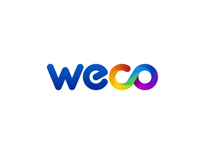 WeCo - Logo animation 2d animation after effects alexgoo animated logo brand animation colorful explosion gradient logo animation logo intro logo reveal power button pre loader typography