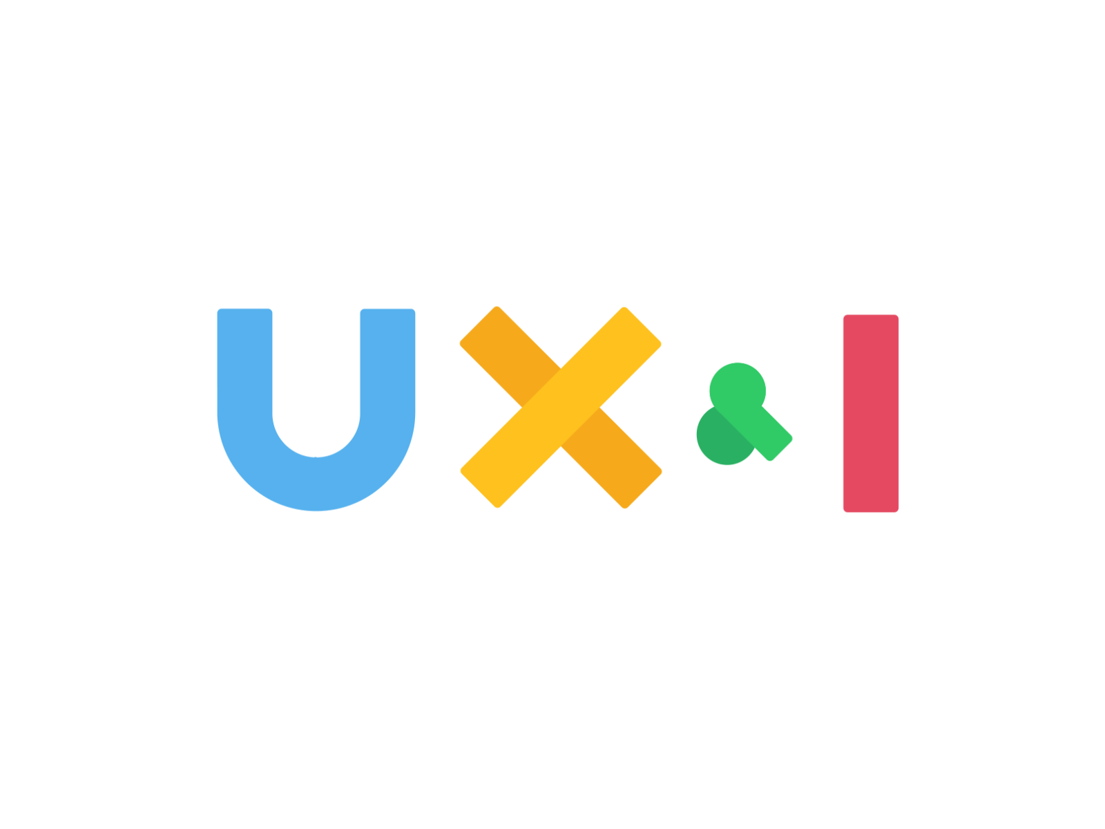 UX&I - Simple Logo Animation 2d after effects alexgoo animated logo brand animation logo animation logo intro logo reveal motion graphics pre loader typography