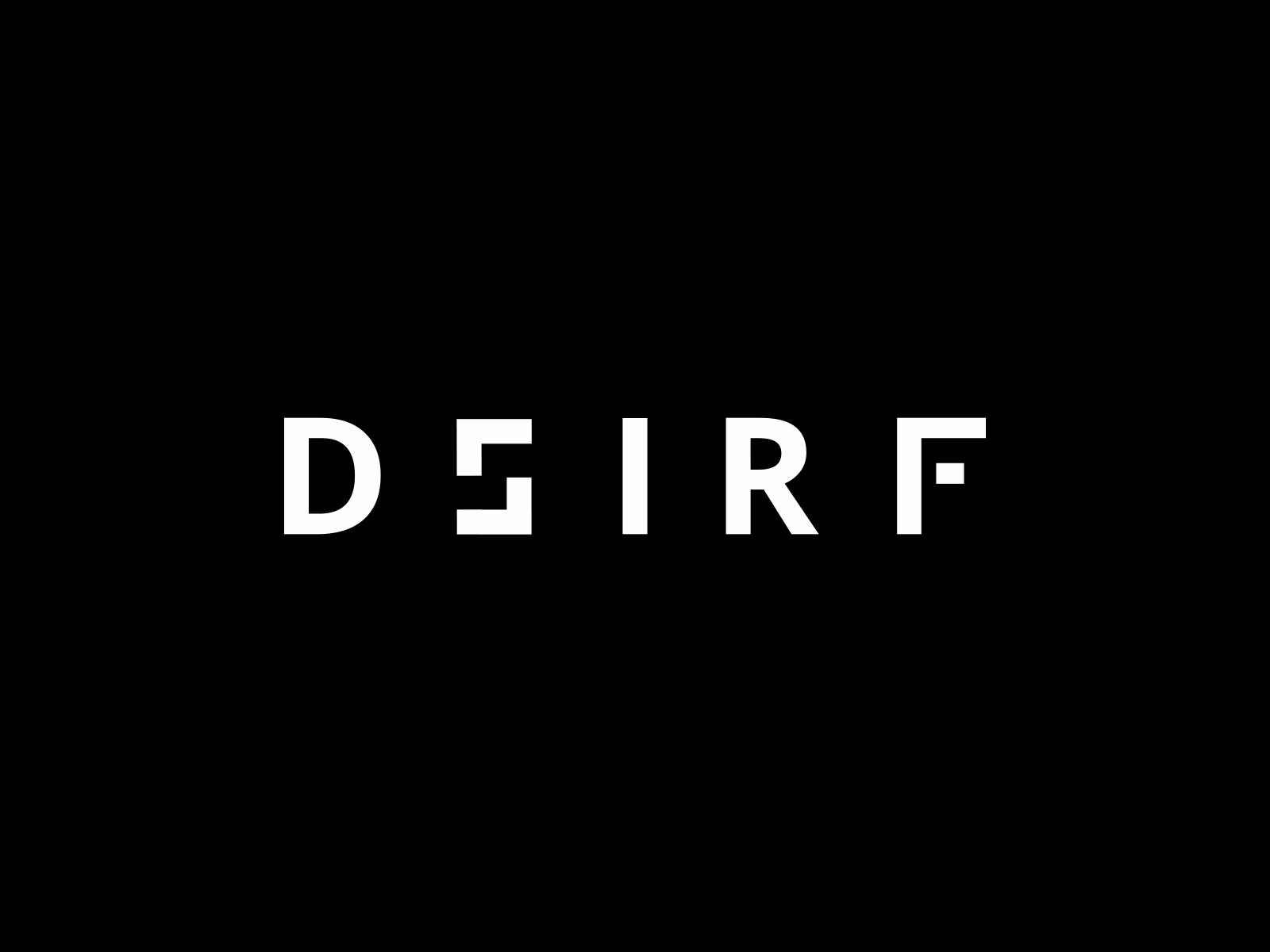 DSIRF - Logo Animation 2d after effects alexgoo animated logo brand animation code development logo animation logo intro logo reveal motion graphics seamless loop typography animation