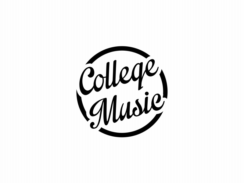 College Music Logo Animation 2d after effects alexgoo gif headphones logo logo animation motion