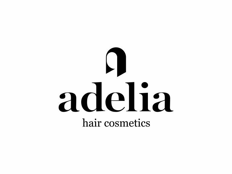 Adelia - Logo Animation alexgoo 2danimation hair face ae motion graphics motion design flat animation logo animation logo after effects gif motion 2d