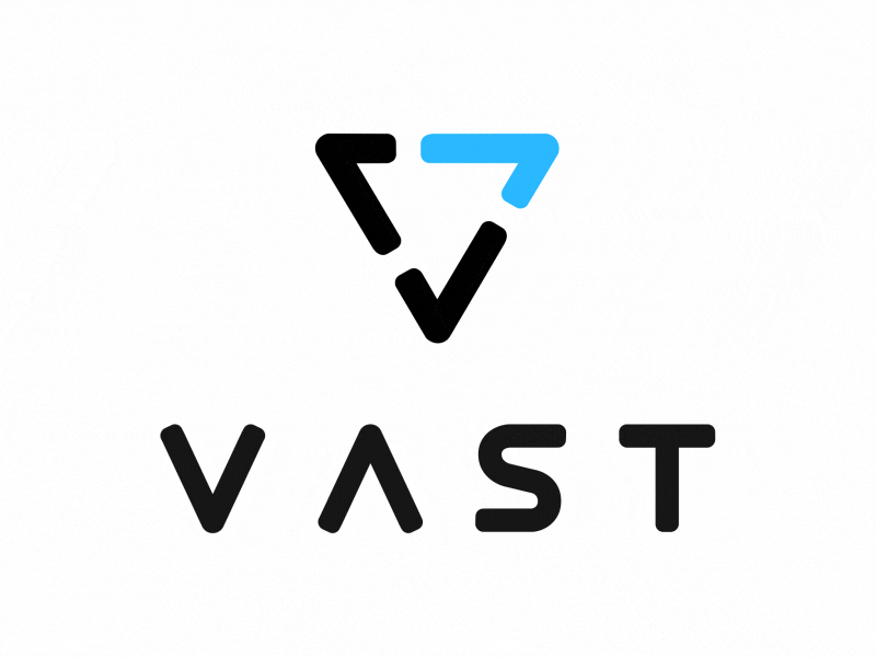 Vast - logo animation 2d 2danimation ae after effects alexgoo animation brand branding design gif icon logo logo animation motion motion design motion graphics sketch