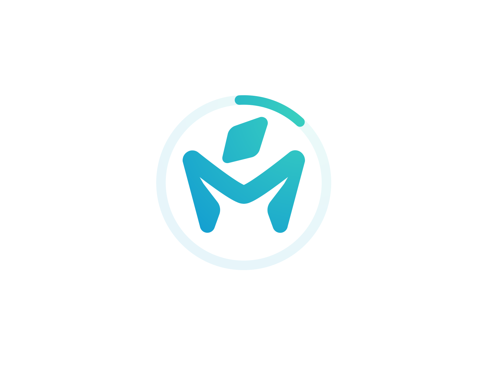 Mercury Cash - Logo Animation 2d 2d animation ae after effects alexgoo animation branding crypto crystal ethereum gif icon loader logo logo animation m letter mesh motion motion design motion graphics