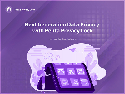 Privacy Lock branding illustration motion graphics privacy