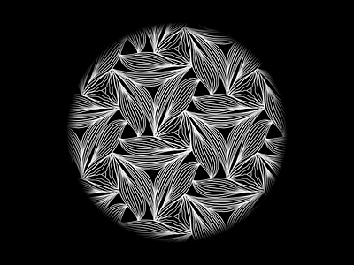 •12•Fiber• abstract black and white fiber intricate