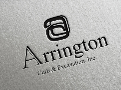 Arrington & Excavation Inc brand identity branding branding design concept creative creative logo design designer dribble graphic design illustration illustrator logo logos logotype photoshop typography ui ux vector