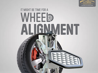 Wheel Alignment (Social Media Post ) advertisement brand identity branding creative design dribble graphic design illustration logo post social media social media post ui vector vehicle wheel wheel alignment