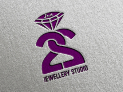 Four 22 Jewellery Studio (Logo Design) behance behance portfolio brand identity branding creative design dribble dribble portfolio graphic design illustration jewellry jewellry logo logo portfolio ui vector